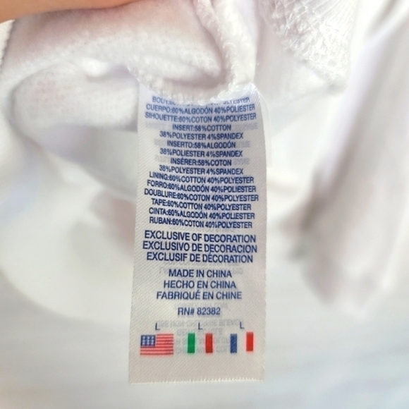 CHAMPION WHITE LOGO HOODIE, SZ LARGE - Picture 10 of 14